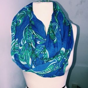 Lily Pulitzer Multi Colored Infinity Loop Scarf